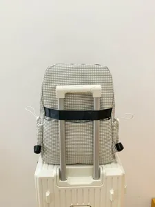 Zaino scozzese coreano con fascia per valigia, borsa da viaggio casual per il commuting.