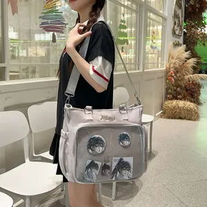 Grande borsa ita dolce cool multifunzionale tracolla shopper borsa a spalla trasparente.