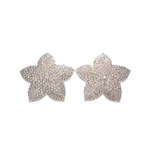 Sparkling rhinestone star pasties body jewelry sexy festival party nipple covers accessories