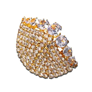 Strass concha pecho adhesivo brillante cristal cubrenez sexy accesorio corporal detalle