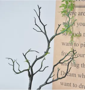 Artificial small tree branch coral branch antler for home decor and DIY craft landscaping detail