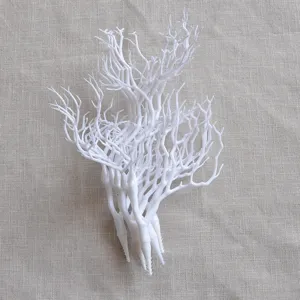 White artificial branch coral antler home decor landscaping DIY craft decoration ornament