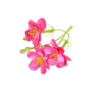 Künstliche 4-zackige Jasminblüten Girlande DIY Handgemachte Haarschmuck Hochzeitswand Dekor