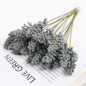 Artificial foam wheat ears grain flower arrangement home wedding party photography decor.