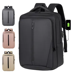Large Capacity Business Casual Travel Backpack Waterproof Oxford Cloth Laptop Bookbag For Men And Women Daily Commute