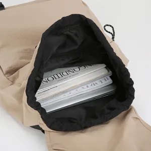 Zaino casual da uomo con coulisse grande capacita resistente all usura sport all aria aperta