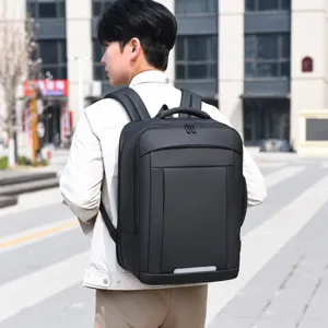 Men's black business backpack waterproof multi-functional computer travel laptop bag new