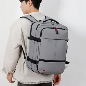 Men Business Backpack Large Capacity Water Repellent Travel Computer Bag Expandable