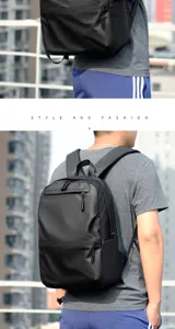 Herren Freizeit wasserdichter Rucksack leise Schul Computer Tasche fuer taeglichen Gebrauch.