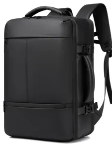 Ruime zakelijke rugzak met vak voor laptop, lichte multifunctionele tas voor reizen.