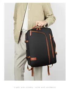 Sac à dos imperméable pour ordinateur portable d'affaires homme, idéal pour le travail