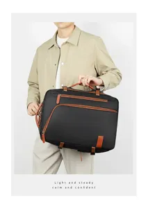 Sac à dos homme d'affaires multifonctionnel imperméable résistant à l'usure détail