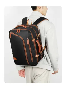 Sac a dos de voyage multifonctionnel impermeable grande capacite loisirs affaires homme