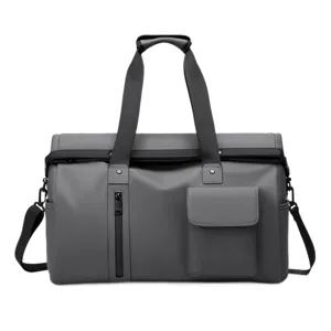 Waterproof gym duffel bag for men, large capacity travel bag and business commuting bag.