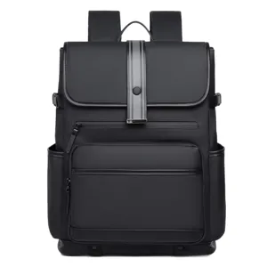 Schwarzer Business Freizeit Laptop Rucksack große Kapazität multifunktionaler Reise Rucksack