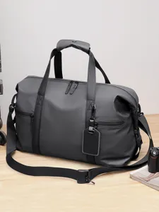 Large capacity waterproof Oxford cloth men duffel bag travel fitness shoulder handbag