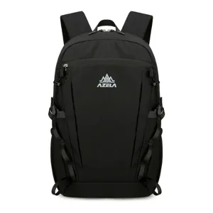 Black waterproof outdoor mountaineering backpack lightweight hiking sports rucksack