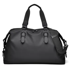 Men's Large Capacity Waterproof Travel Bag Retro Oxford Cloth Sports Duffel Bag Casual Shoulder Handbag Weekender Bag