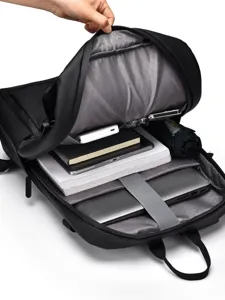 Waterproof Oxford cloth laptop backpack with large capacity, multi-compartment design.
