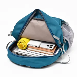 Sac à dos de voyage décontracté grande capacité, cartable scolaire durable pour le sport.