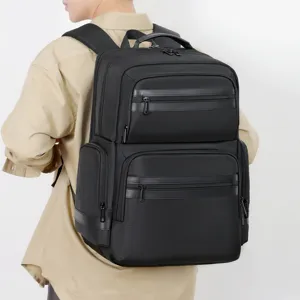 Men waterproof business casual backpack large capacity travel commuter laptop bag