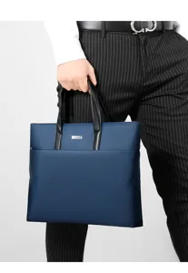 Uomo affari valigetta impermeabile oxford borsa moda computer portatile ufficio
