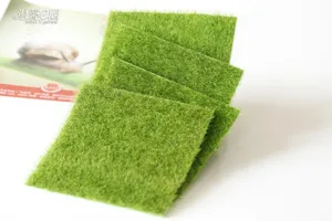 Artificial faux moss mats green grass turf for micro landscape home decor DIY crafts miniature garden
