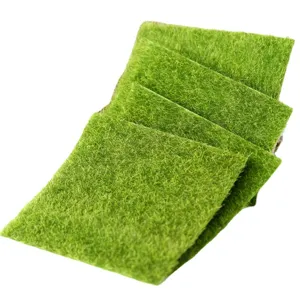 Artificial Moss Turf Mat Simulation Fake Green Moss Patch for Micro Landscape DIY Craft Home Garden Decoration