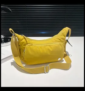 Borsa a tracolla impermeabile leggera da donna elegante borsa hobo coreana capiente