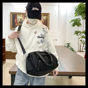 Lightweight sports gym bag versatile large capacity travel shoulder bag for daily fitness use