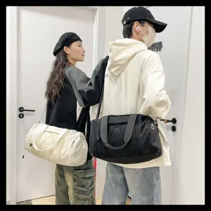 Stylish large capacity sports gym duffel bag for fitness, travel and casual daily use.