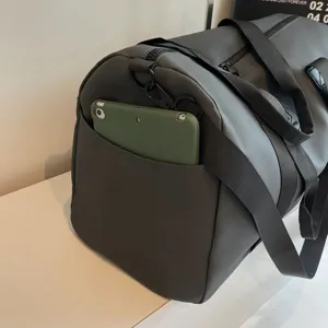Grand sac de voyage de grande capacite impermeable sac de sport fitness avec poche laterale