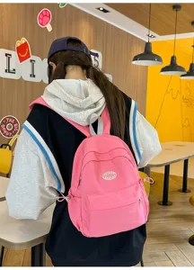 Rosa Mini Rucksack Damen Lässige Süße Schultasche Trendiger Koreanischer Stil Neu