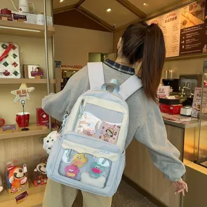 Japanischer transparenter Ita-Bag Schulrucksack grosse Kapazitat fur Freizeit Alltag