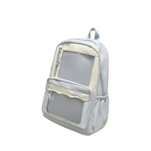 Japanischer Stil transparenter Ita Rucksack Damen grosse Kapazitat Campus Freizeittasche