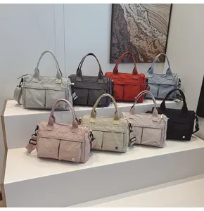 Casual νάιλον τσάντα shopper για γυναίκες, κομψή ελαφδιά αδιάβροχη τσάντα ώμου.
