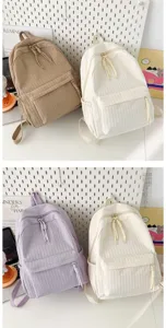 Grand sac à dos d'école pour femmes étudiantes, loisirs, voyage, quotidien, cartable
