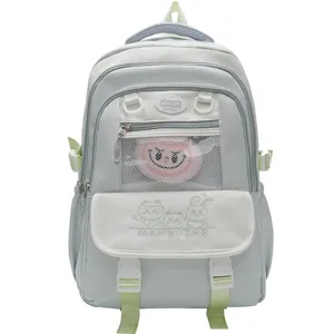 Niedlicher ästhetischer Studentenrucksack mit großer Kapazität und süßem Design.