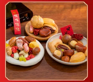 Modelos de juego de alimentos de frutos secos de simulación en miniatura para decoración DIY.