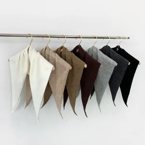 Woll-Dreiecksschal für Herbst und Winter, warmes Layering-Kopftuch für Damen und Herren.
