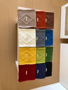 Bufanda de punto de invierno multifuncional con botones, chal cálido liso para mujeres.