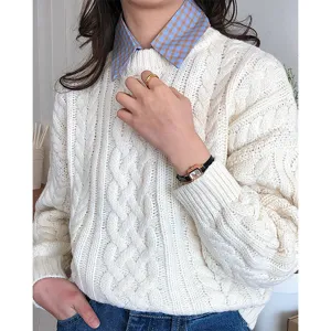 Koreanischer Minimalistischer Karo Falschkragen Damen Abnehmbarer Revers Hemdkragen Pullover Dekorativer Halsschmuck