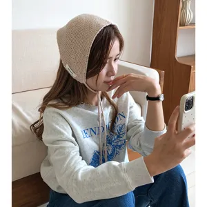 Winter Strick Wolle Haube Ohrenwärmer für Damen Herren gemütliche Mütze Accessoire