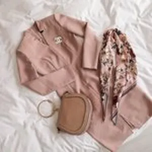 Fashion floral print silk scarf neck ribbon stylish long scarf for women handbag decoration