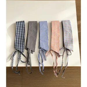 Koreanischer minimalistischer karierter falscher Kragen abnehmbarer Pullover Kragen