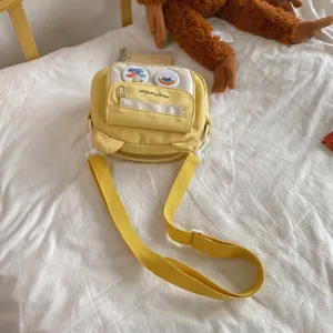 Süße japanische Vintage-Stil Bär Umhängetasche, weiche Mädchen Lässig Segeltuch Tasche.