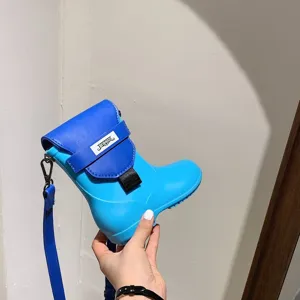 Sac à bandoulière tendance et créatif en forme de botte pour femme, sac mignon et drôle