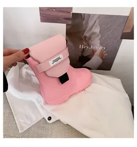 Sac à bandoulière rose en forme de chaussure pour femme sac créatif mignon et drôle