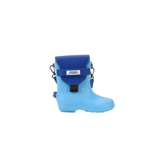 Sac à bandoulière créatif en forme de botte bleue pour femmes mode joli sac nouveauté