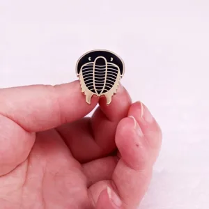 Trilobite enamel pin metal badge cute retro fossil insect brooch for backpack clothes accessories